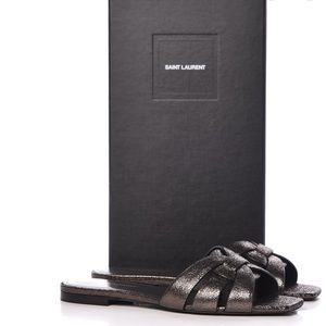 Saint Laurent S19 tribute slide sandals
